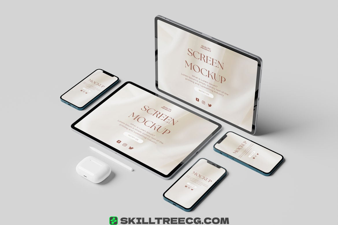 图片[4]-iPhone 12 & iPad Pro Mockup（009823）-技能树
